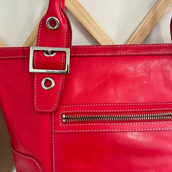 Vintage Nordstrom Leather Handbag Purse - Picture 3 of 12